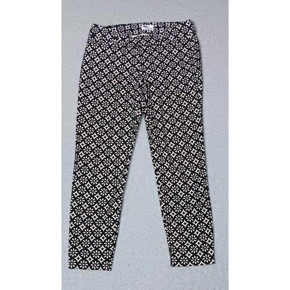 Old Navy The Diva Pixie Ankle Pants Size 6 Geometric 60s Mod Retro Indie Sleek